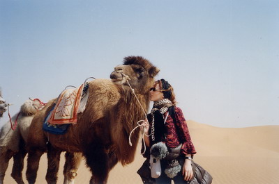 In Gobi Desert